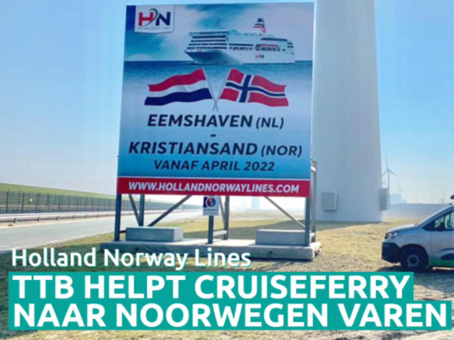 TTB helpt cruiseferry naar Noorwegen varen
